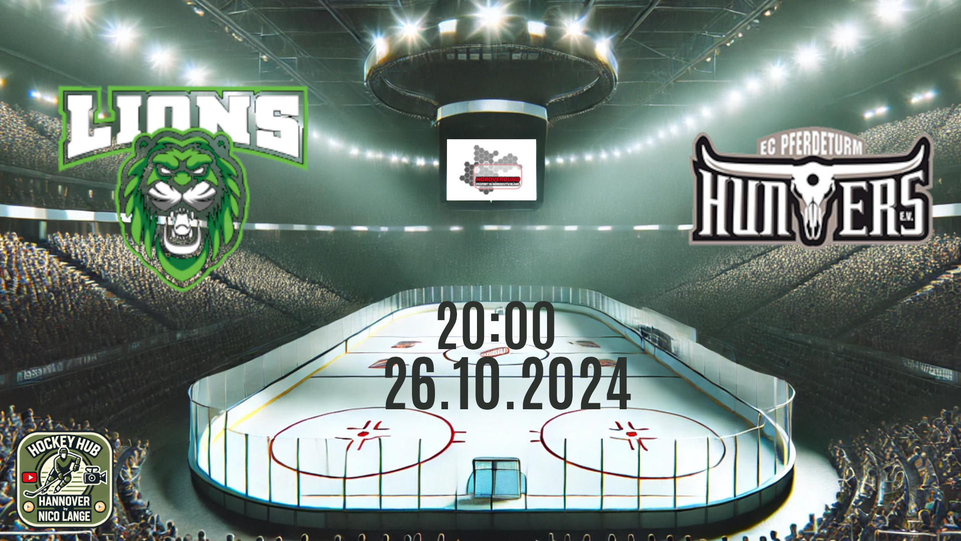 ERC Wunstorf Lions vs. EC Pferdeturm Hunters | Verbandsliga Nord