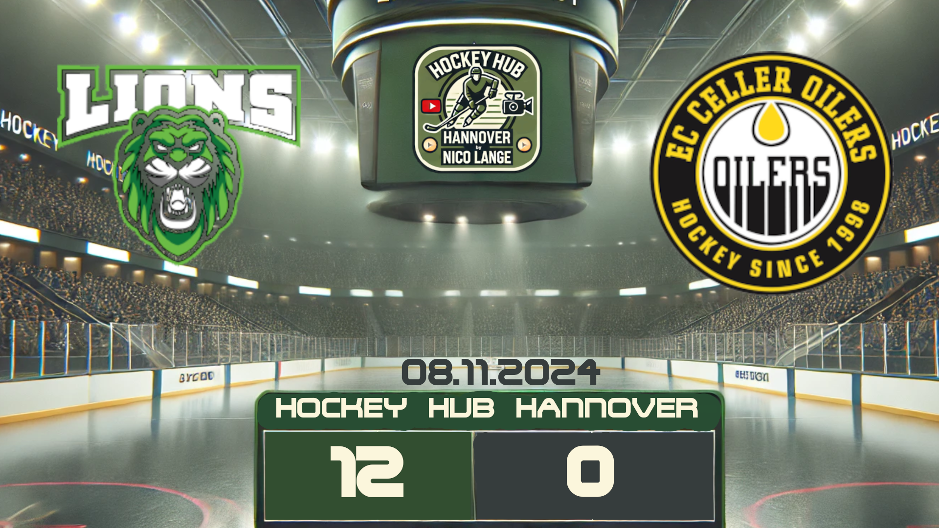 08.11.2024 | ERC Wunstorf Lions vs. EC Celler Oilers (Verbandsliga Nord)
