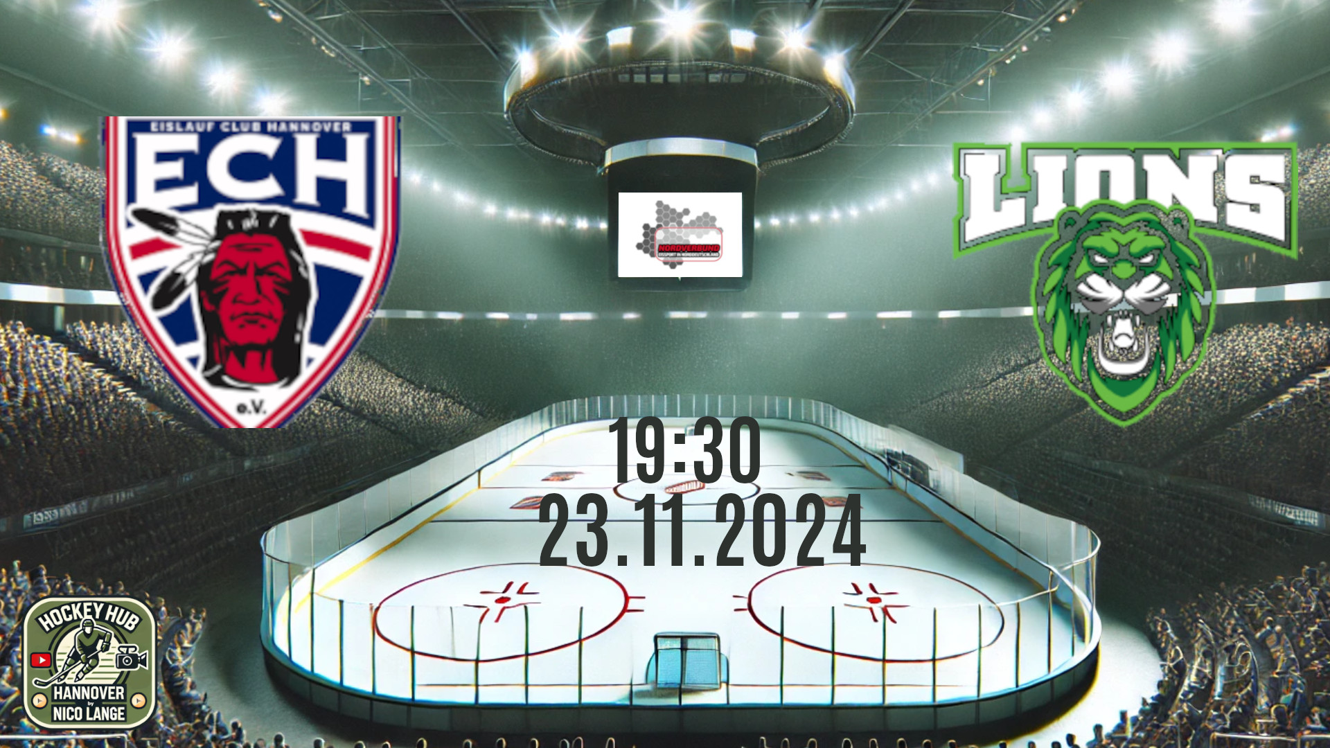 EC Hannover Indians (U23) vs. ERC Wunstorf Lions | Verbandsliga Nord