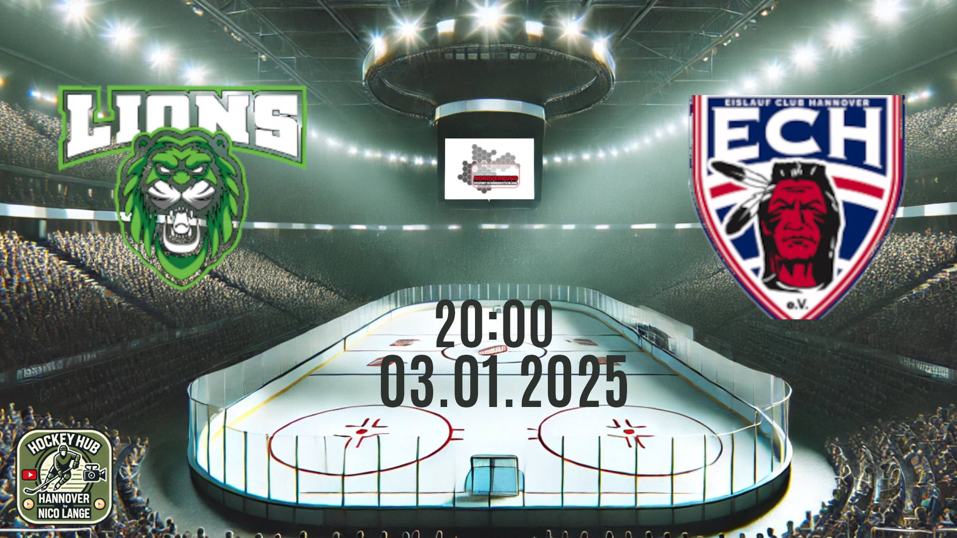 ERC Wunstorf Lions vs. EC Hannover Indians (U23) | Verbandsliga Nord