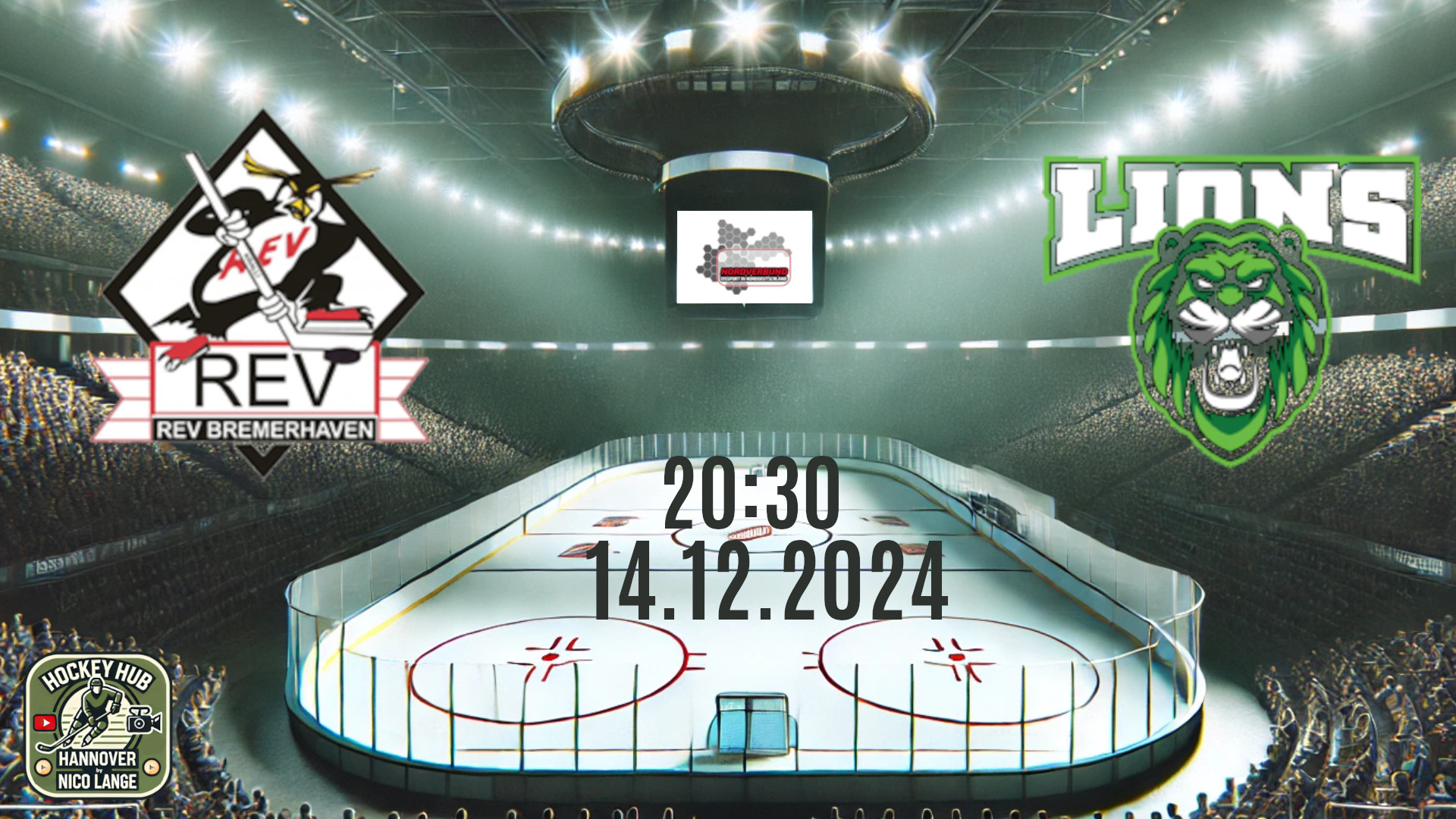 REV Bremerhaven vs. ERC Wunstorf Lions | Verbandsliga Nord