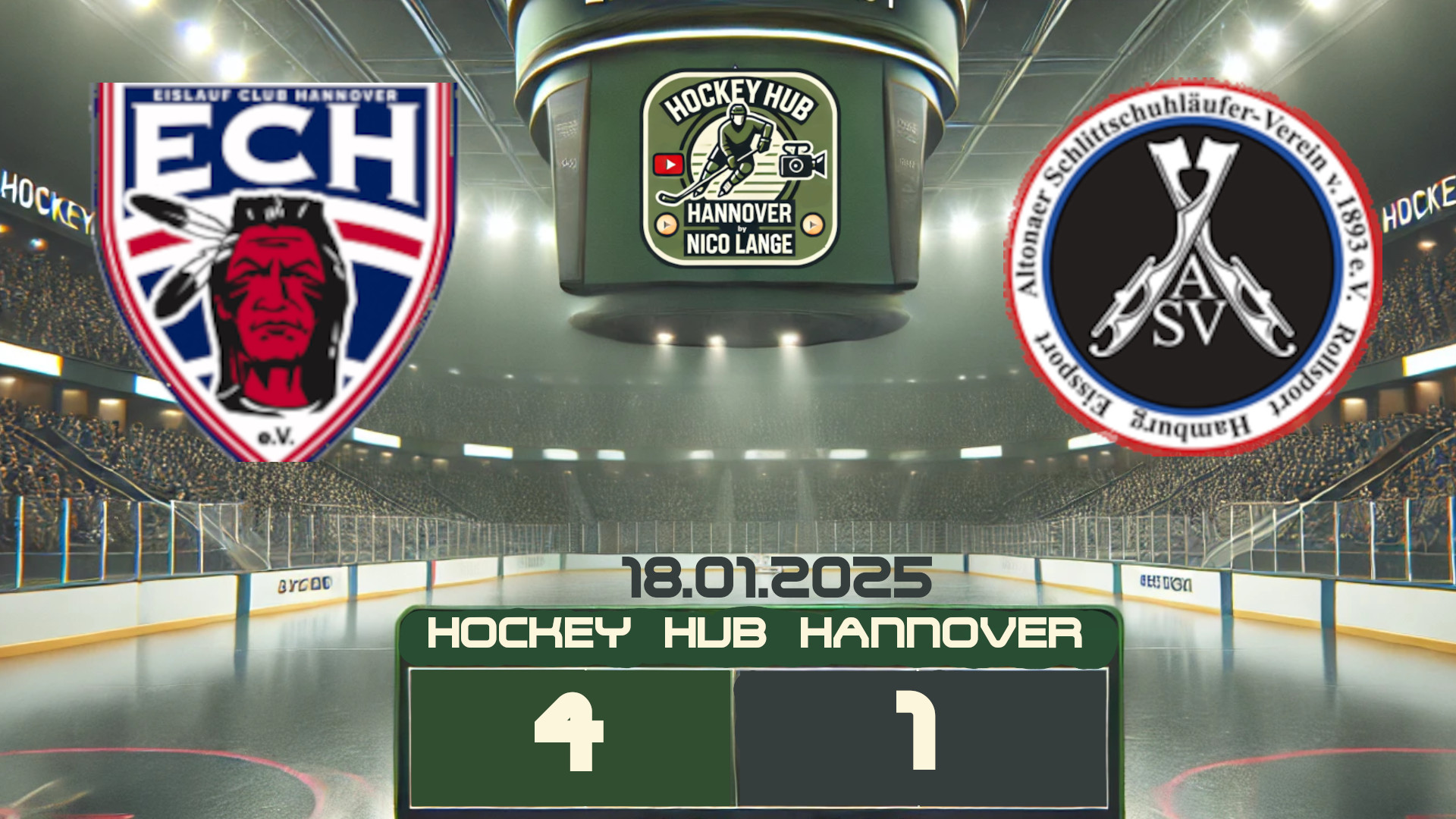18.01.2025 | EC Hannover Indians (U23) vs. Altonaer SV (Verbandsliga Nord)