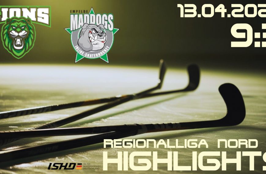 13.04.2025 | ERC Wunstorf Lions vs. Empelde Maddogs (Regionalliga Nord B)