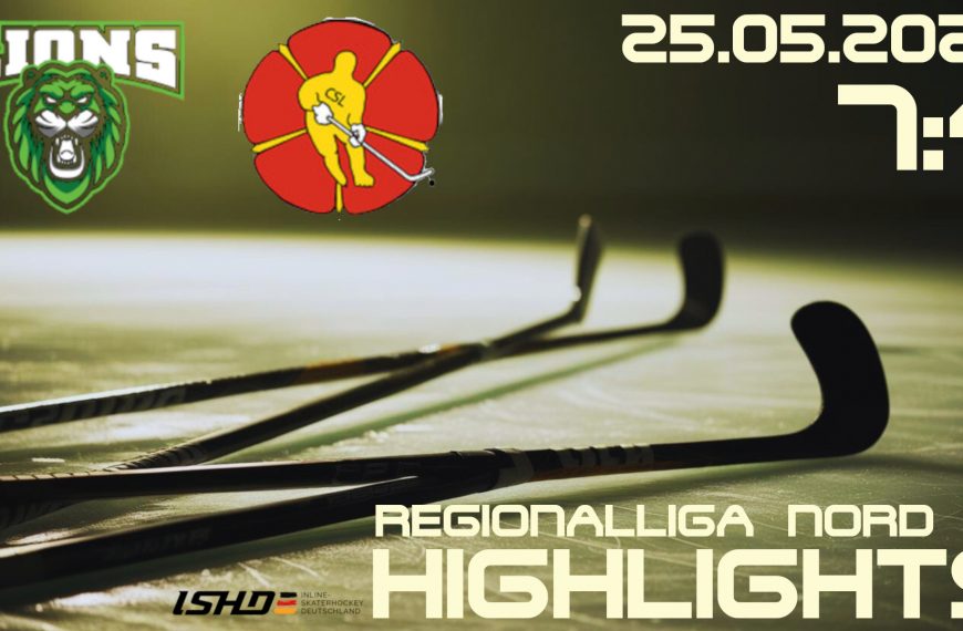 25.05.2025 | ERC Wunstorf Lions vs. CSL Detmold (Regionalliga Nord B)