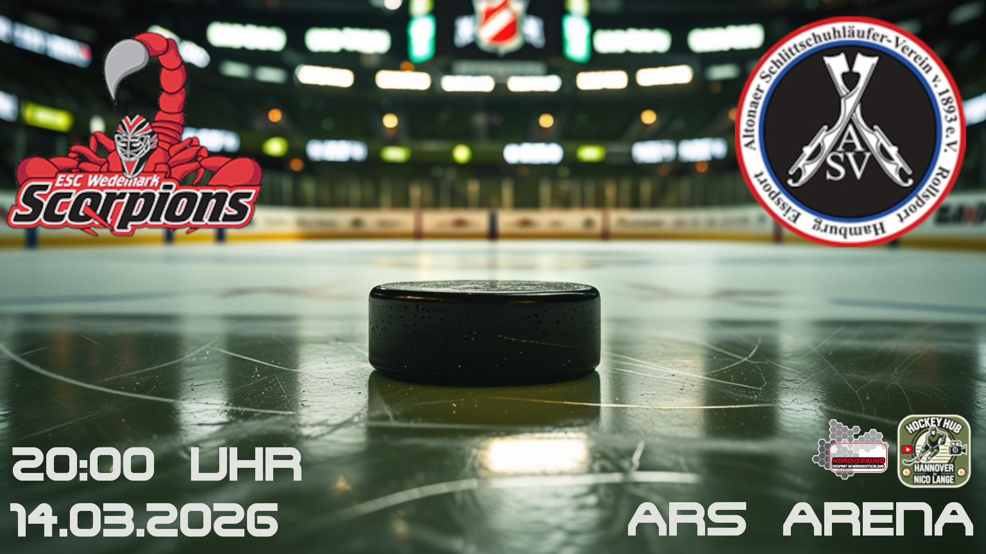 ESC Wedemark Scorpions vs. Altonaer SV | Verbandsliga Nord