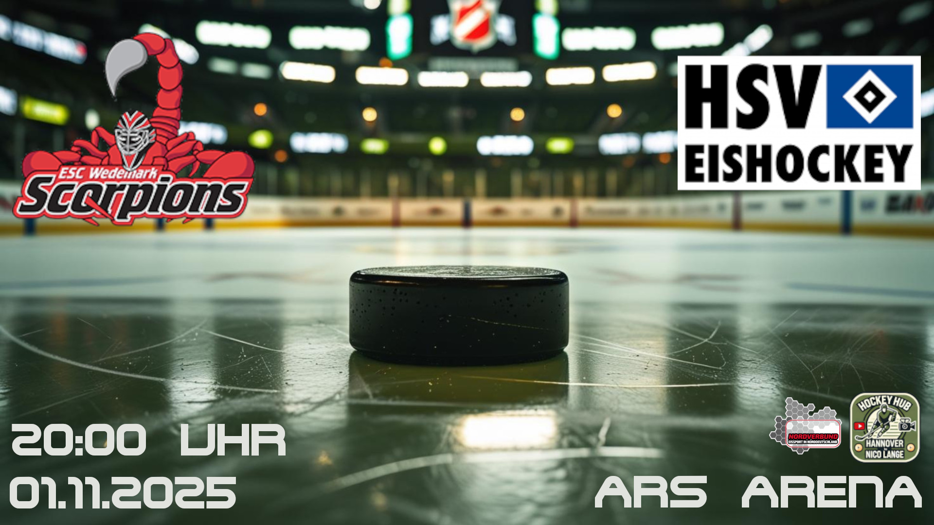 ESC Wedemark Scorpions vs. Hamburger SV | Verbandsliga Nord