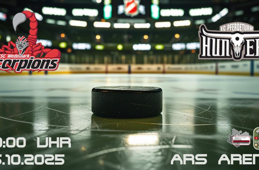 ESC Wedemark Scorpions vs. EC Pferdeturm Hunters | Verbandsliga Nord