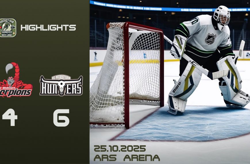 25.10.2025 | ESC Wedemark Scorpions vs. EC Pferdeturm Hunters (Verbandsliga Nord)