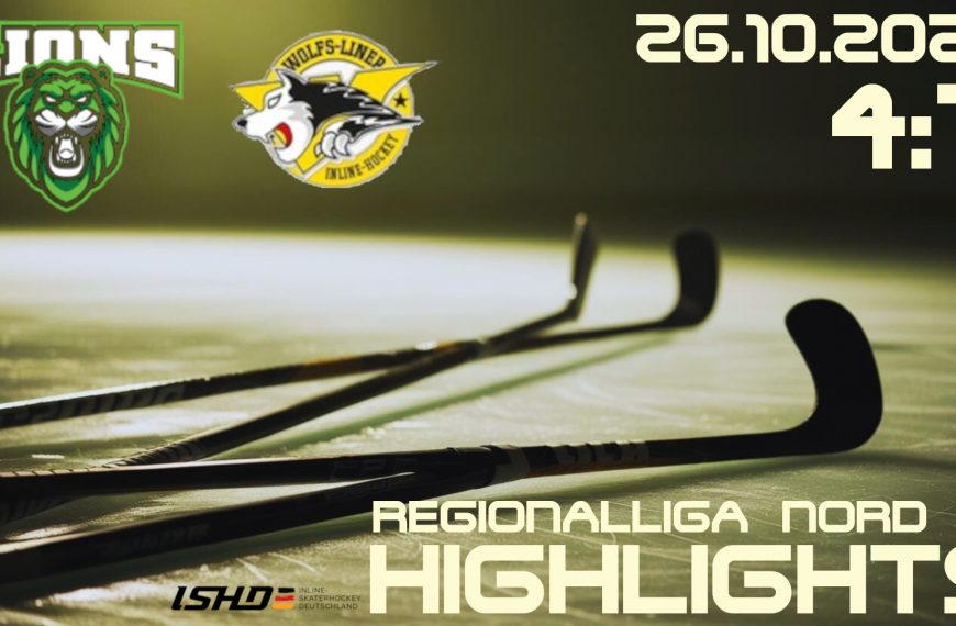 26.10.2025 | ERC Wunstorf Lions vs. Wolfsliner Reislingen (Regionalliga Nord B) – FINALE