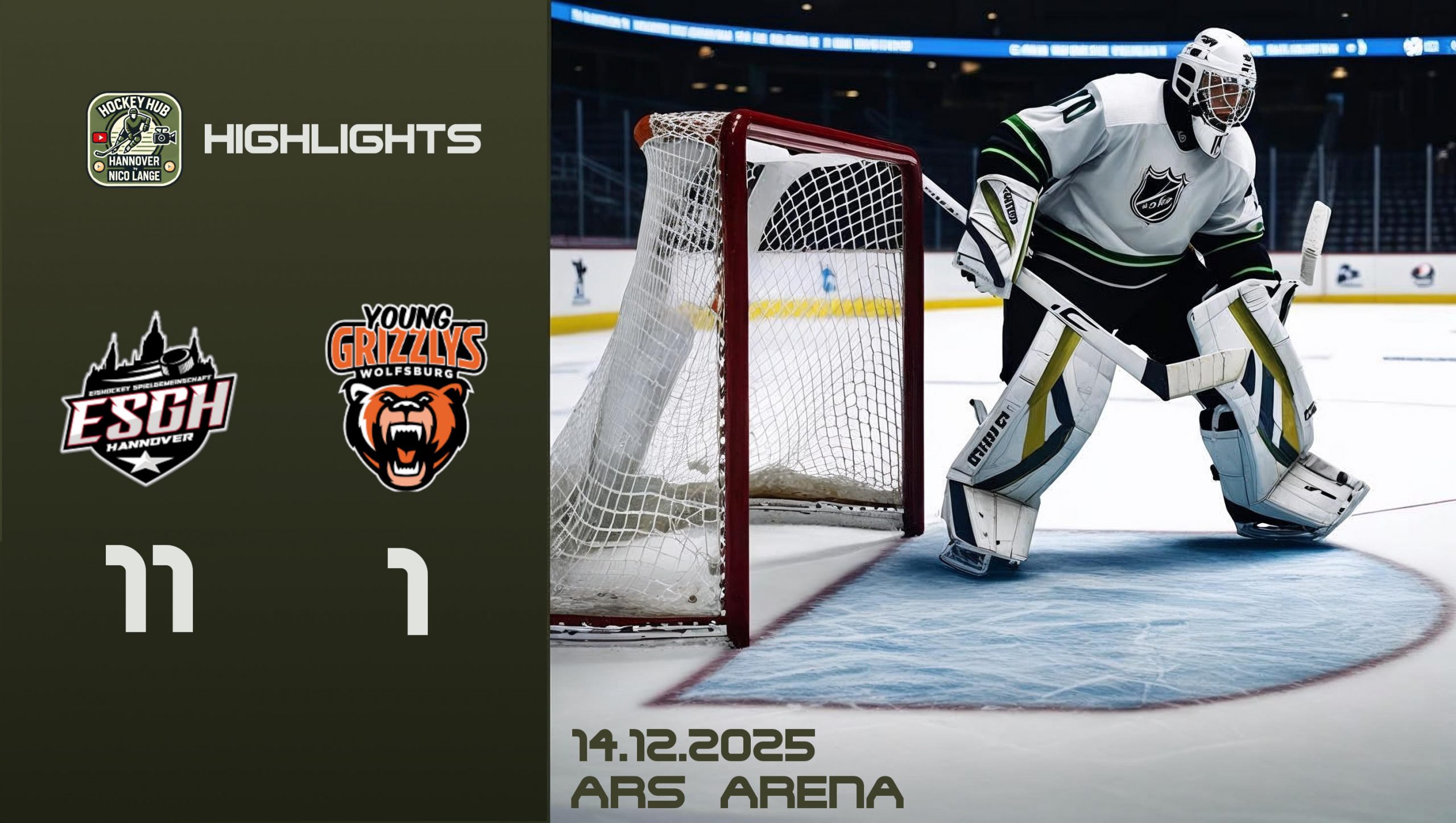 14.12.2025 | ESG Hannover vs. Young Grizzlys Wolfsburg (U17)