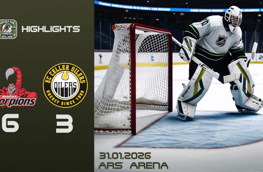 31.01.2026 | ESC Wedemark Scorpions vs. EC Celler Oilers (Verbandsliga Nord)